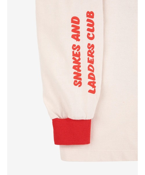 BOBO CHOSES（ボボショーズ）の「Snake T-shirt（Tシャツ/カットソー・キッズ・オフホワイト・2-3YEAR/4-5YEAR/6-7YEAR/8-9y/10-11y/12-13y）」の5枚目の写真