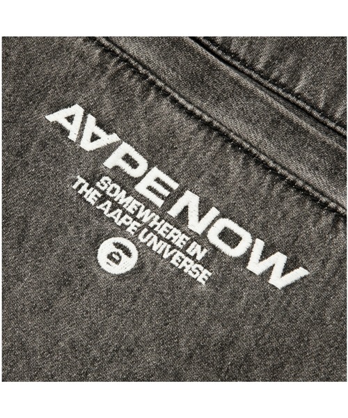 AAPE BY A BATHING APE（エーエイプバイアベイシングエイプ）の「AAPE NOW DENIM PANTS（デニムパンツ・メンズ・ブラック/ライトブルー・X-LARGE/LARGE/SMALL/MEDIUM）」の6枚目の写真