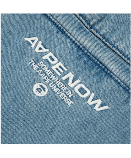 AAPE BY A BATHING APE（エーエイプバイアベイシングエイプ）の「AAPE NOW DENIM PANTS（デニムパンツ・メンズ・ブラック/ライトブルー・X-LARGE/LARGE/SMALL/MEDIUM）」の10枚目の写真