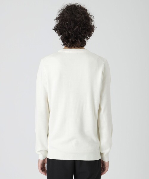 BLACK LABEL CRESTBRIDGE(ブラックレーベル・クレストブリッジ)の「シャドーチェッククルーネックニット(ニット/セーター・メンズ・ネイビー/ブラック/グレー系その他/ブルー系その他4/オフホワイト/オレンジ系その他・XL/S/L/M)」の9枚目の写真