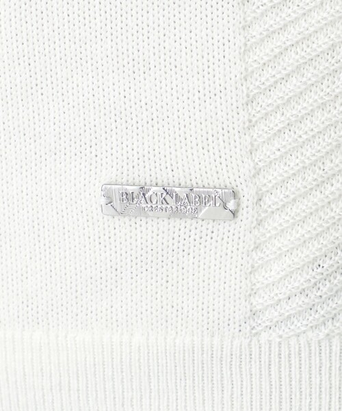 BLACK LABEL CRESTBRIDGE(ブラックレーベル・クレストブリッジ)の「シャドーチェッククルーネックニット(ニット/セーター・メンズ・ネイビー/ブラック/グレー系その他/ブルー系その他4/オフホワイト/オレンジ系その他・XL/S/L/M)」の10枚目の写真