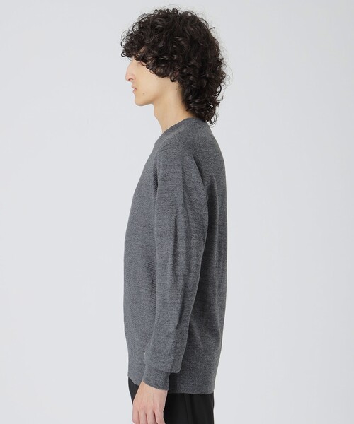 BLACK LABEL CRESTBRIDGE(ブラックレーベル・クレストブリッジ)の「シャドーチェッククルーネックニット(ニット/セーター・メンズ・ネイビー/ブラック/グレー系その他/ブルー系その他4/オフホワイト/オレンジ系その他・XL/S/L/M)」の13枚目の写真