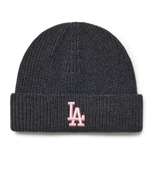 MLB(メジャーリーグベースボール)の「【日本未発売/WEB限定】MLB KOREA(エムエルビーコリア)/ロゴ刺繍ビーニー ニット帽/New jelly mid-binnie(ニットキャップ/ビーニー・レディース・チャコールグレー/グレー/ブルー/クリーム/ブラック/ピンク/グリーン/ネイビー/ベージュ/ブルー系その他/オレンジ/イエロー・FREE)」の3枚目の写真