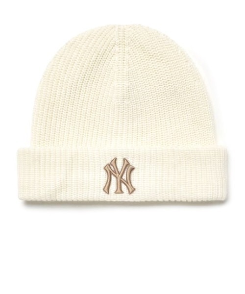 MLB(メジャーリーグベースボール)の「【日本未発売/WEB限定】MLB KOREA(エムエルビーコリア)/ロゴ刺繍ビーニー ニット帽/New jelly mid-binnie(ニットキャップ/ビーニー・レディース・チャコールグレー/グレー/ブルー/クリーム/ブラック/ピンク/グリーン/ネイビー/ベージュ/ブルー系その他/オレンジ/イエロー・FREE)」の6枚目の写真