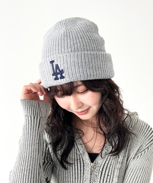 MLB(メジャーリーグベースボール)の「【日本未発売/WEB限定】MLB KOREA(エムエルビーコリア)/ロゴ刺繍ビーニー ニット帽/New jelly mid-binnie(ニットキャップ/ビーニー・レディース・チャコールグレー/グレー/ブルー/クリーム/ブラック/ピンク/グリーン/ネイビー/ベージュ/ブルー系その他/オレンジ/イエロー・FREE)」の22枚目の写真