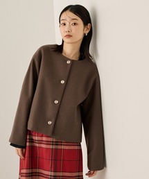 コ*ウ様 5577 未使用 KETTY ケティ フード付 ニットジャケット M 5577 未使用 KETTY ケティ フード付 ニットジャケット M