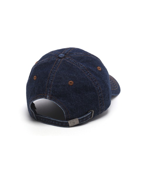 A BATHING APE(アベイシングエイプ)の「DENIM BASEBALL CAP #2(キャップ・レディース・インディゴブルー・FREE)」の3枚目の写真