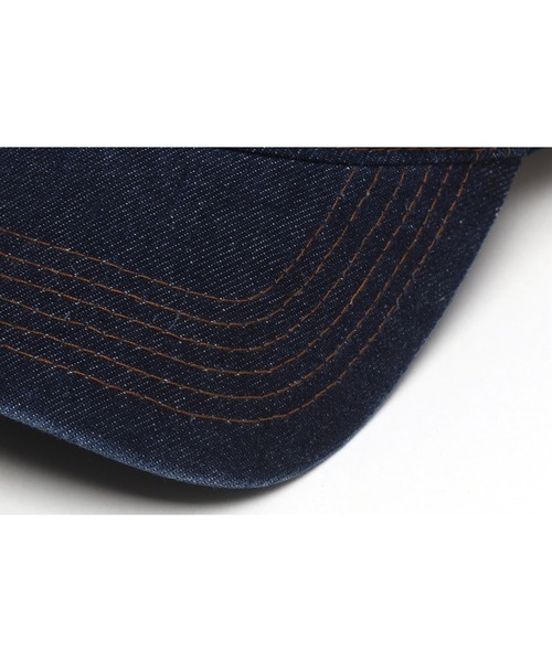 A BATHING APE(アベイシングエイプ)の「DENIM BASEBALL CAP #2(キャップ・レディース・インディゴブルー・FREE)」の5枚目の写真
