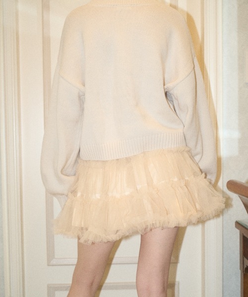 Lovilyn（ラヴィリン）の「推し活ティアードチュールミニスカート