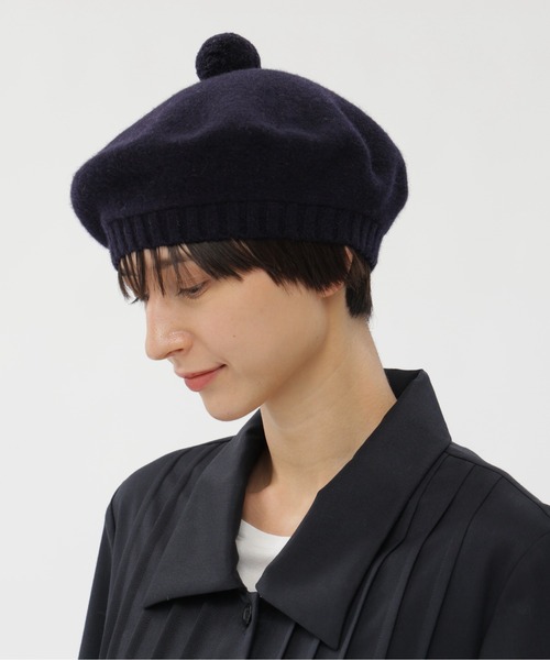 MHL.(エムエイチエル)の「MHL TAM O SHANTER HAT(ハンチング/ベレー帽・レディース・グリーン系その他7/ネイビー系1/グレー系その他・FREE)」の11枚目の写真