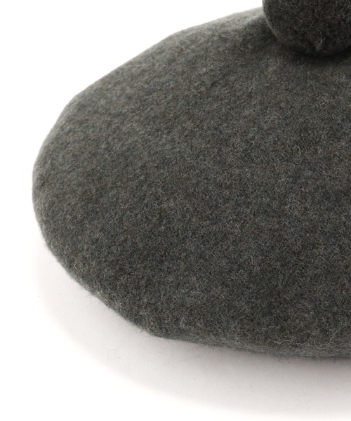 MHL.(エムエイチエル)の「MHL TAM O SHANTER HAT(ハンチング/ベレー帽・レディース・グリーン系その他7/ネイビー系1/グレー系その他・FREE)」の6枚目の写真