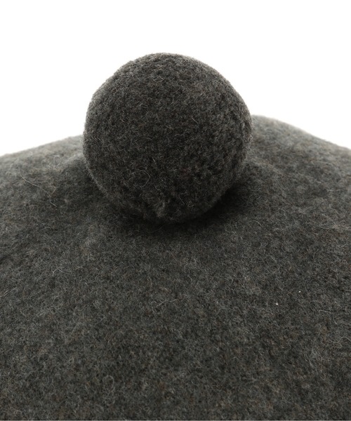 MHL.(エムエイチエル)の「MHL TAM O SHANTER HAT(ハンチング/ベレー帽・レディース・グリーン系その他7/ネイビー系1/グレー系その他・FREE)」の7枚目の写真