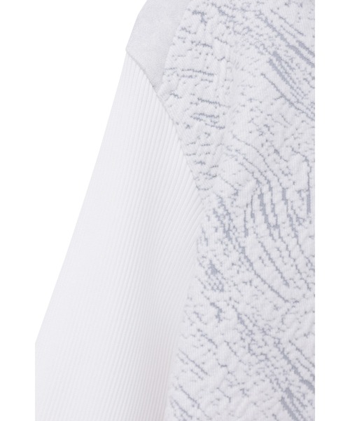 TORNADO MART（トルネードマート）の「ﾋﾞｰｽﾄﾍｱｰﾓｰﾙﾆｯﾄｺﾝﾋﾞﾌｰﾃﾞｨｰBL（ブルゾン・メンズ・ブラック/ホワイト・MEDIUM/LARGE/LL）」の8枚目の写真