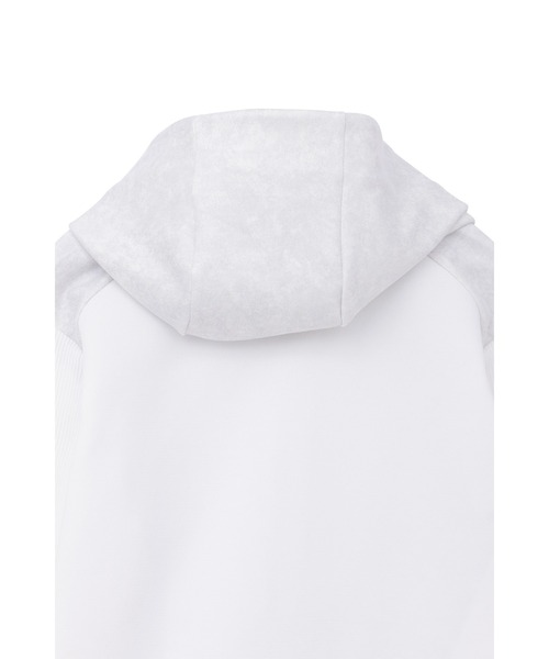 TORNADO MART（トルネードマート）の「ﾋﾞｰｽﾄﾍｱｰﾓｰﾙﾆｯﾄｺﾝﾋﾞﾌｰﾃﾞｨｰBL（ブルゾン・メンズ・ブラック/ホワイト・MEDIUM/LARGE/LL）」の14枚目の写真