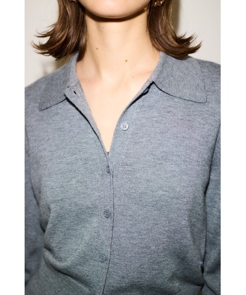 セール】THROW KNIT POLO 2WAY HG CD ニット ポロ 2ウェイ ハイゲージ