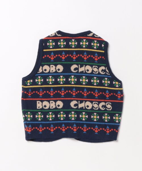 BOBO CHOSES(ボボショーズ)の「Toys all over knitted vest(ベスト・キッズ・マルチ・12-13y/10-11y/8-9y/6-7YEAR/4-5YEAR/2-3YEAR)」の7枚目の写真