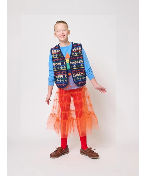 BOBO CHOSES(ボボショーズ)の「Toys all over knitted vest(ベスト・キッズ・マルチ・12-13y/10-11y/8-9y/6-7YEAR/4-5YEAR/2-3YEAR)」の6枚目の写真