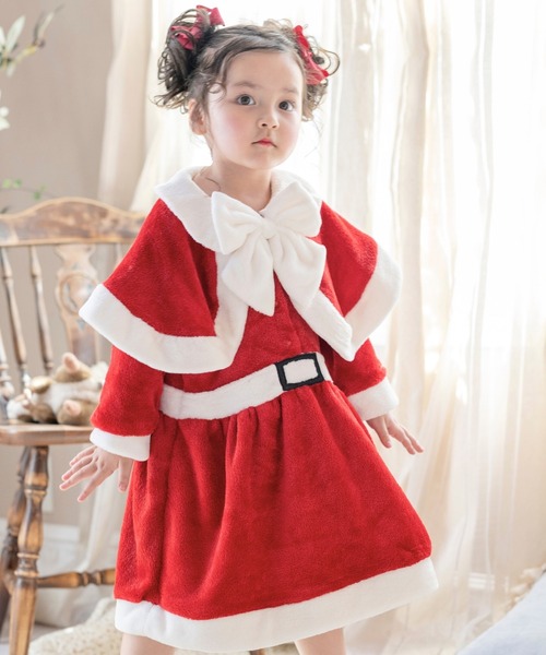 セール】ケープ付きサンタワンピース（ワンピース）｜Catherine