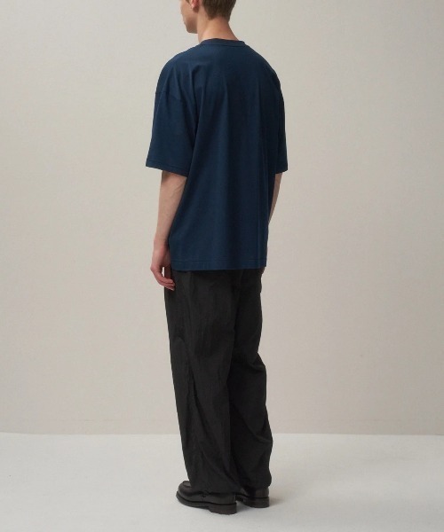 ATON(エイトン)の「ATON HAND DYED NYLON UTILITY PANTS PRAGGW0204(その他パンツ・メンズ・ネイビー/ブラック・4/LARGE)」の5枚目の写真