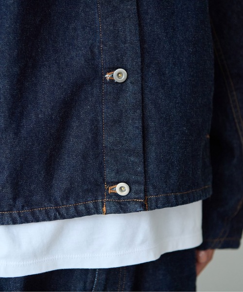 yuni（ユニ ）の「10oz denim cocoon ブルゾン（デニムジャケット