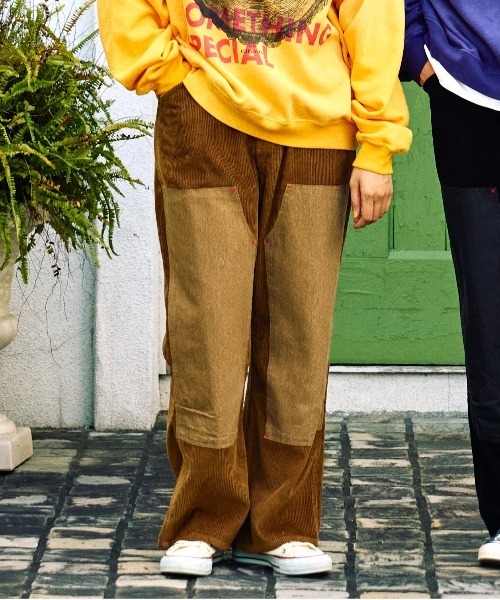 go slow caravan（ゴースローキャラバン）の「コーデユロイ DOUBLE KNEE ワークパンツ（その他パンツ・メンズ・ブラウン/ブラック/オリーブ・X-LARGE/LARGE/MEDIUM）」の3枚目の写真