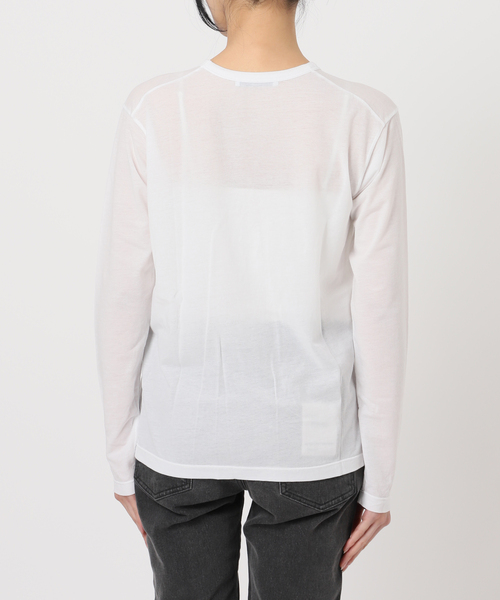 JOURNAL STANDARD relume(ジャーナルスタンダード レリューム)の「《追加4》シアークルーネックロングTシャツ(Tシャツ/カットソー・レディース・ブラウン/レッド/ホワイト/ブラック・FREE)」の19枚目の写真