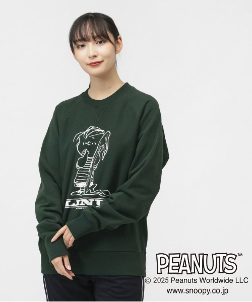 セール】ピーナッツ PEANUTS スウェットシャツ SOLOTEX(R)使用