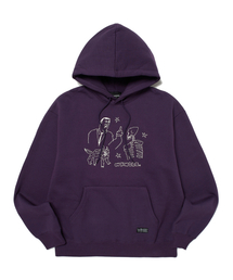 TATTOO HOODIE (PURPLE)