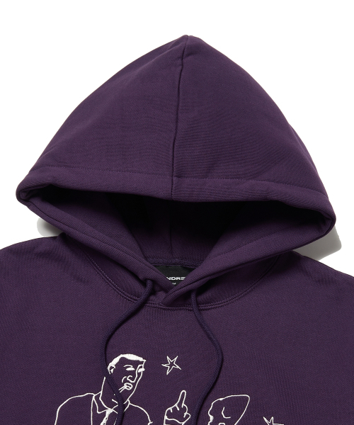 WKNDRS（ウィーキャンドース）の「TATTOO HOODIE (PURPLE)（パーカー・レディース・その他・X-LARGE/MEDIUM/LARGE）」の3枚目の写真