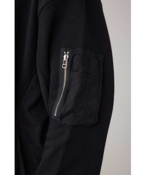 AZUL by moussy(アズールバイマウジー)の「ユーティリティポケット付きプルオーバー(スウェット・メンズ・杢グレー/ブラック/ネイビー・SMALL/MEDIUM/LARGE)」の12枚目の写真