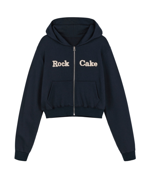 ROCKCAKE(ロックケーキ)の「Logo Patch Full Zip Hoodie - Navy(パーカー・レディース・その他・SMALL)」の2枚目の写真