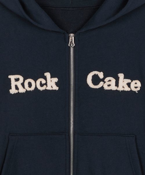 ROCKCAKE(ロックケーキ)の「Logo Patch Full Zip Hoodie - Navy(パーカー・レディース・その他・SMALL)」の4枚目の写真