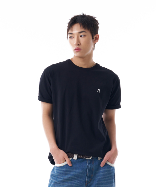 AAKAM(アーカム)の「Fitted Half Top (Black)(Tシャツ/カットソー・レディース・その他・1/2)」の3枚目の写真