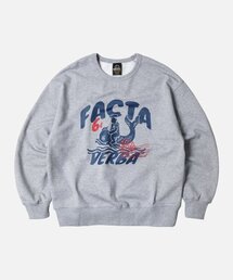POSTAGE STAMP SWEATSHIRT _ GRAY