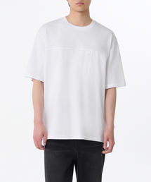 MUSINSA STANDARD（ムシンサスタンダード）の「Relaxed Zipper Pocket T-Shirt [White]（Tシャツ/カットソー・メンズ）」