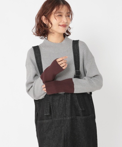 studio CLIP（スタディオクリップ）の「12ゲージシルクMIXハイネックプルオーバー[プラスサイズあり]（ニット/セーター・レディース・その他1/その他2/ブラウン/アイボリー/クリーム・LARGE/MEDIUM/ﾌﾘｰ(L)）」の10枚目の写真