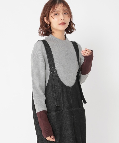 studio CLIP（スタディオクリップ）の「12ゲージシルクMIXハイネックプルオーバー[プラスサイズあり]（ニット/セーター・レディース・その他1/その他2/ブラウン/アイボリー/クリーム・LARGE/MEDIUM/ﾌﾘｰ(L)）」の11枚目の写真