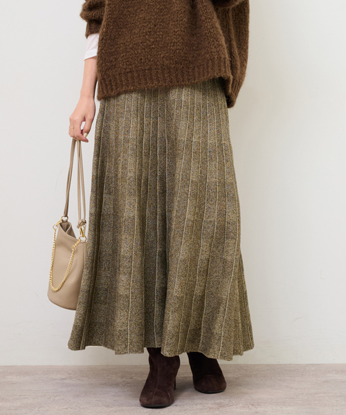 Torrazzo Donna（トラッゾドンナ）の「【TORRAZZO DONNA/トラッゾドンナ】リバーシブルジャガードスカート（スカート・レディース・ブラウン/ブラック・FREE）」の21枚目の写真