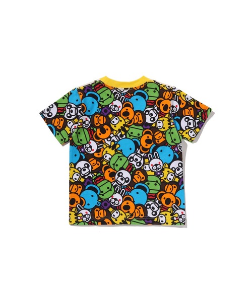 A BATHING APE（アベイシングエイプ）の「MILO ALL FRIENDS FAKE CAMERA TEE（Tシャツ/カットソー・キッズ・マルチ・90/120/140/130/100/110）」の2枚目の写真