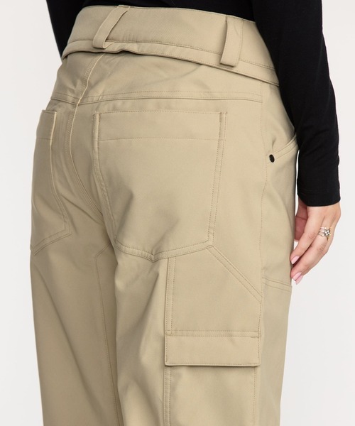 VOLCOM(ボルコム)の「VOLCOM POLLOCK PANT/ボルコムスキースノーボードウェア(パンツ)(その他パンツ・レディース・オートミール・MEDIUM/LARGE)」の2枚目の写真