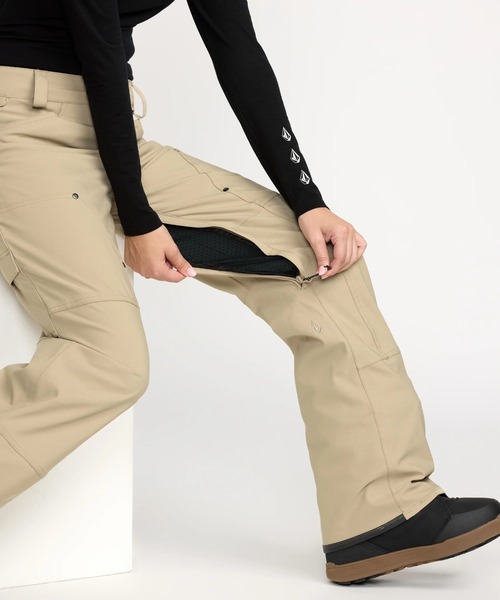 VOLCOM(ボルコム)の「VOLCOM POLLOCK PANT/ボルコムスキースノーボードウェア(パンツ)(その他パンツ・レディース・オートミール・MEDIUM/LARGE)」の8枚目の写真