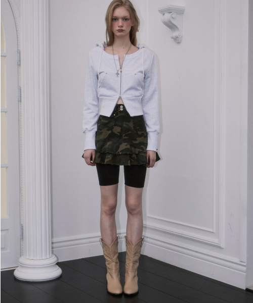 ROSEFRANTZ（ロゼフランツ）の「Rebel Layer Frill Mini Skirt [Camo]（スカート・レディース・カモフラージュ・SMALL/MEDIUM）」の6枚目の写真