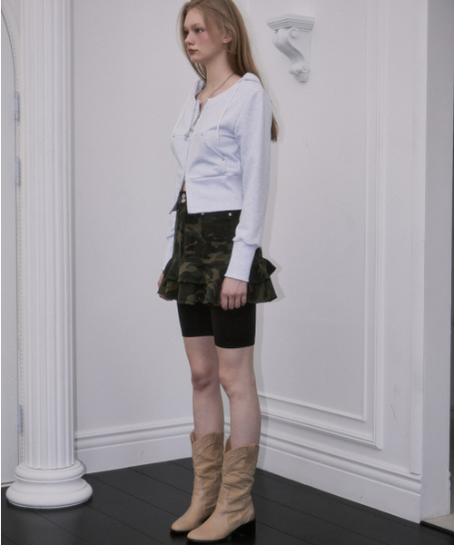 ROSEFRANTZ（ロゼフランツ）の「Rebel Layer Frill Mini Skirt [Camo]（スカート・レディース・カモフラージュ・SMALL/MEDIUM）」の7枚目の写真