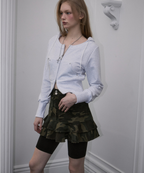 ROSEFRANTZ（ロゼフランツ）の「Rebel Layer Frill Mini Skirt [Camo]（スカート・レディース・カモフラージュ・SMALL/MEDIUM）」の8枚目の写真