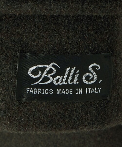 green label relaxing(グリーンレーベルリラクシング)の「Ballis バリス モッサー バルカラー ブラウン ステンカラーコート(ステンカラーコート・メンズ・ダークブラウン・L/XL/S/M)」の5枚目の写真