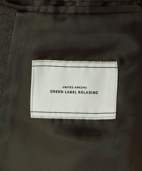 green label relaxing(グリーンレーベルリラクシング)の「Ballis バリス モッサー バルカラー ブラウン ステンカラーコート(ステンカラーコート・メンズ・ダークブラウン・L/XL/S/M)」の11枚目の写真