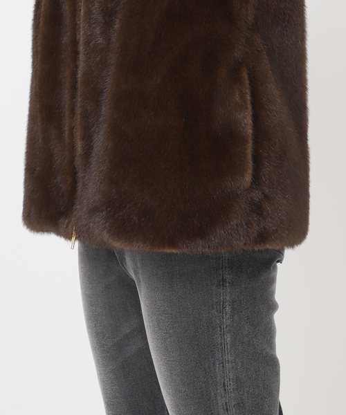 追加》スタンドカラーファーベスト（その他アウター）｜JOURNAL