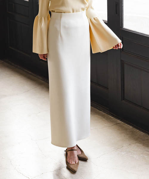 追加》【洗える】コンフォートジャージーライクタイトスカート6