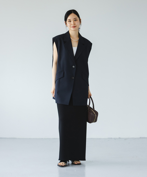 追加》【洗える】コンフォートジャージーライクタイトスカート6