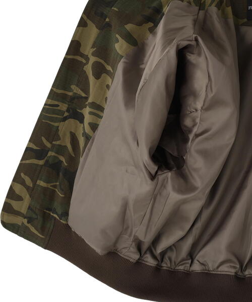 FR(13)NDS(フレンズ)の「FR(13)NDS/フレンズ/CAMO MA-1(MA-1・メンズ・カーキ/グレー・F)」の4枚目の写真